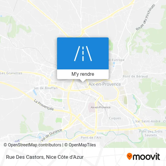 Rue Des Castors plan