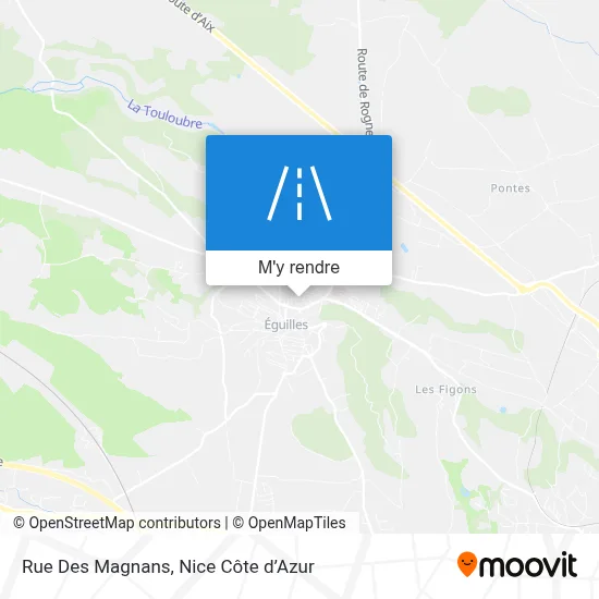Rue Des Magnans plan