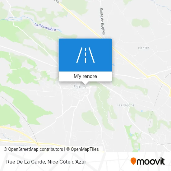 Rue De La Garde plan