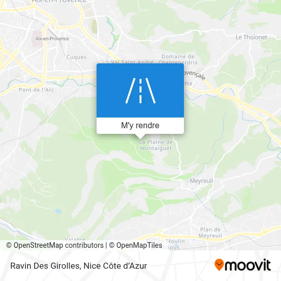Ravin Des Girolles plan