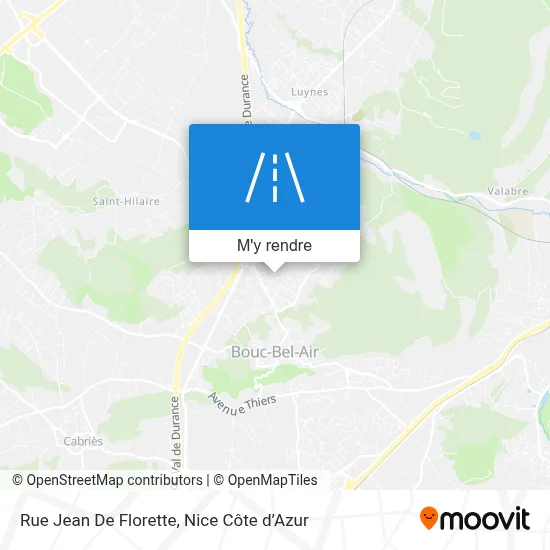 Rue Jean De Florette plan