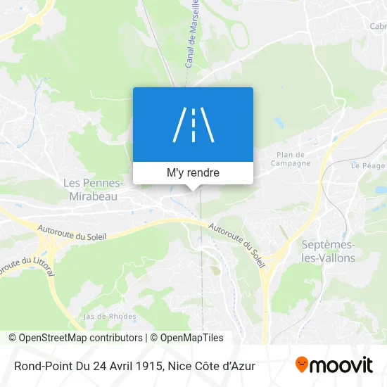 Rond-Point Du 24 Avril 1915 plan