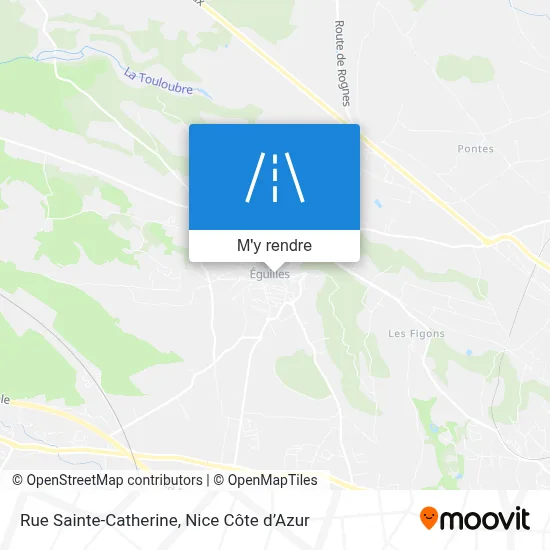 Rue Sainte-Catherine plan