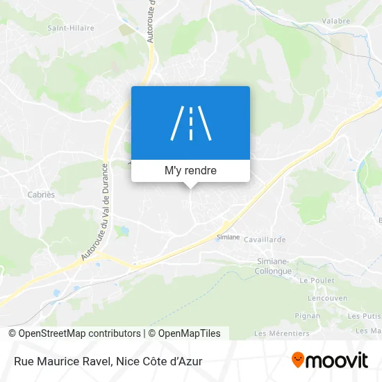 Rue Maurice Ravel plan