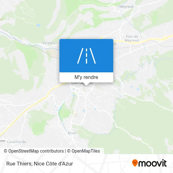 Rue Thiers plan