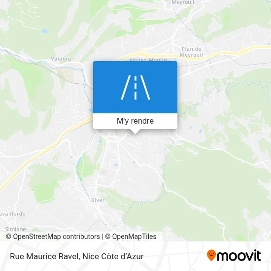 Rue Maurice Ravel plan