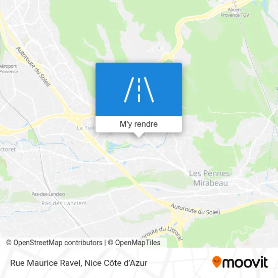 Rue Maurice Ravel plan