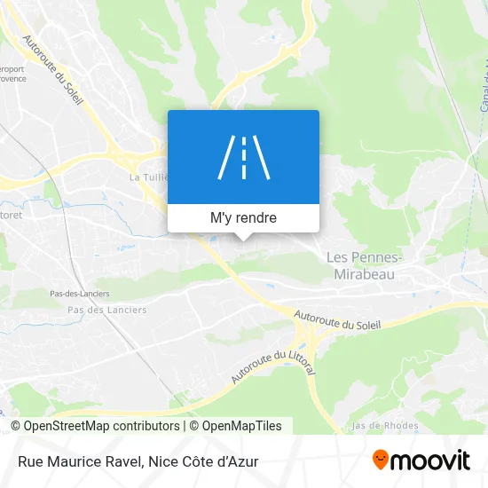 Rue Maurice Ravel plan