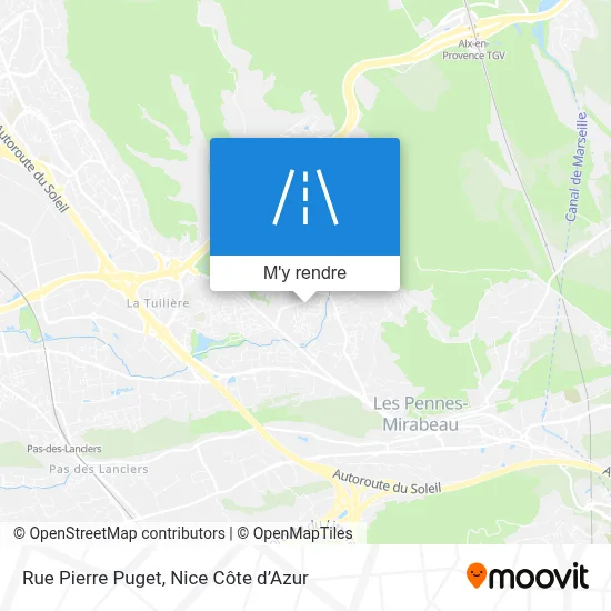 Rue Pierre Puget plan