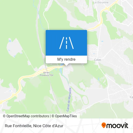 Rue Fontvieille plan