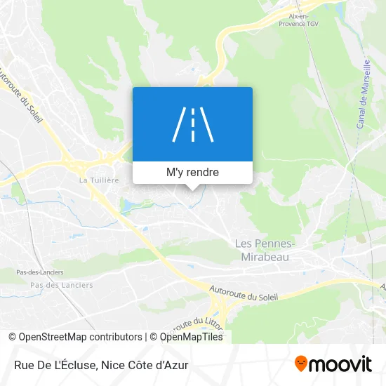 Rue De L'Écluse plan
