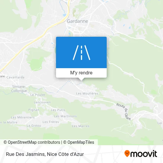 Rue Des Jasmins plan