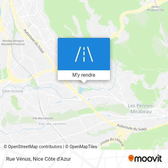 Rue Vénus plan
