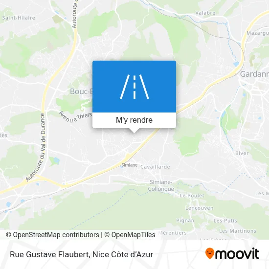 Rue Gustave Flaubert plan
