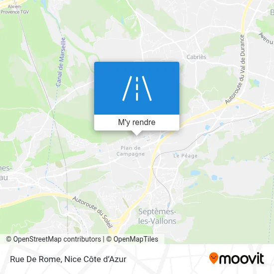 Rue De Rome plan