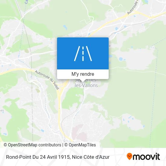 Rond-Point Du 24 Avril 1915 plan