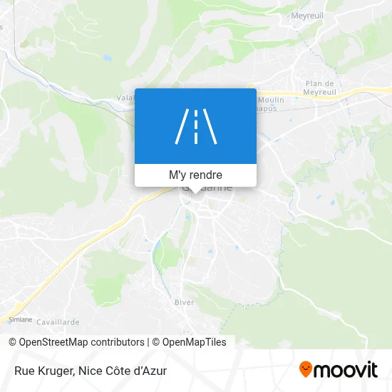 Rue Kruger plan