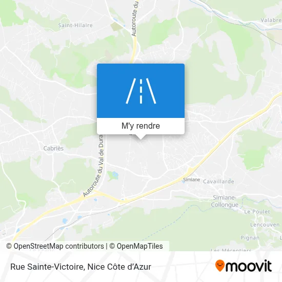 Rue Sainte-Victoire plan