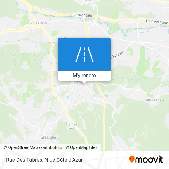 Rue Des Fabres plan