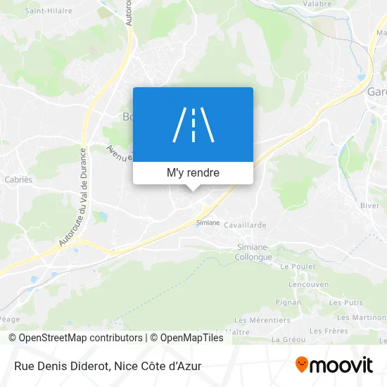 Rue Denis Diderot plan