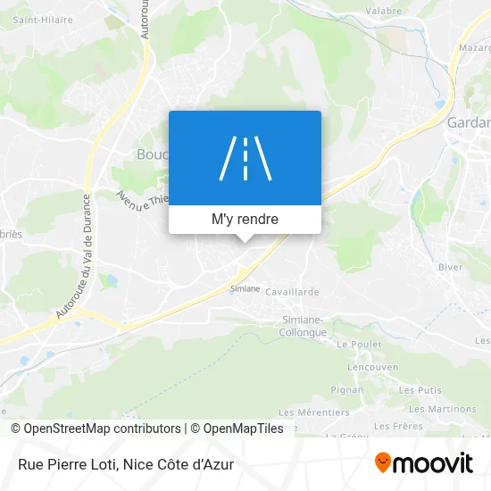 Rue Pierre Loti plan