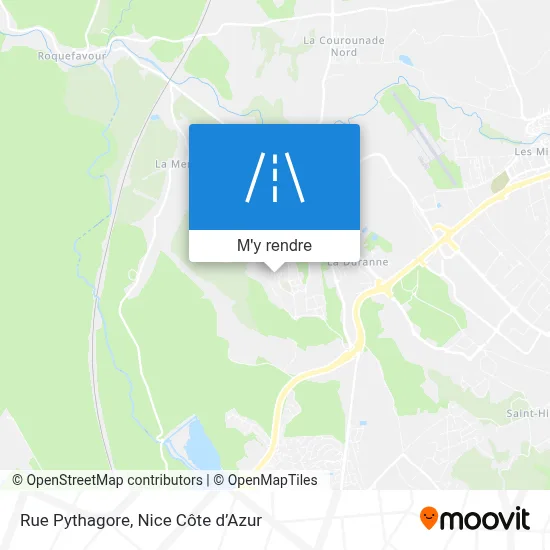 Rue Pythagore plan