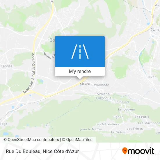 Rue Du Bouleau plan