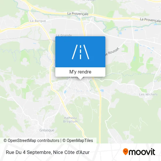 Rue Du 4 Septembre plan