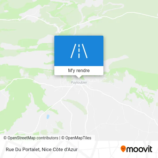 Rue Du Portalet plan