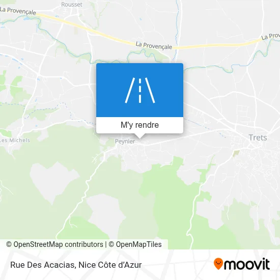 Rue Des Acacias plan
