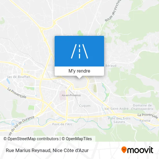 Rue Marius Reynaud plan
