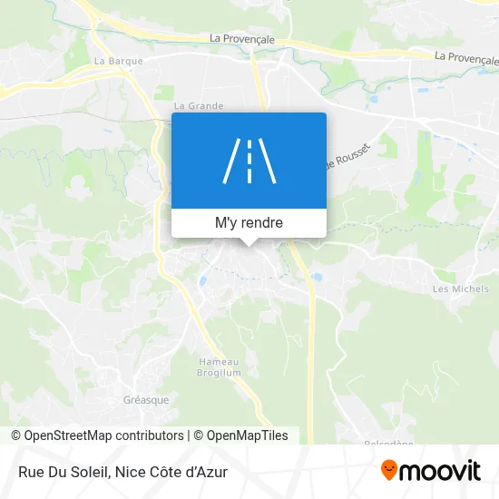 Rue Du Soleil plan
