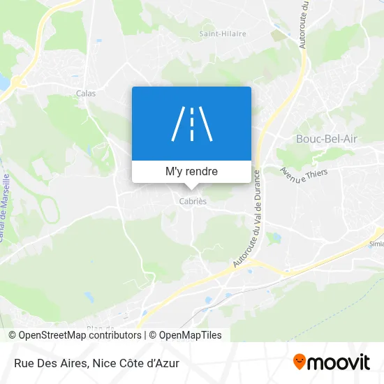 Rue Des Aires plan