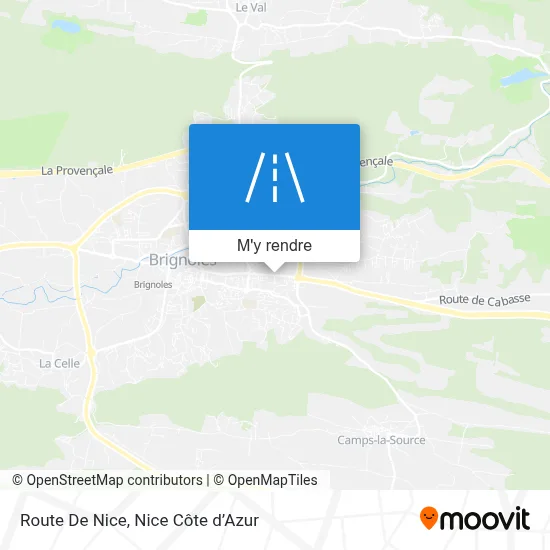Route De Nice plan