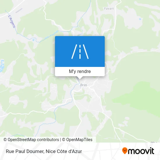 Rue Paul Doumer plan