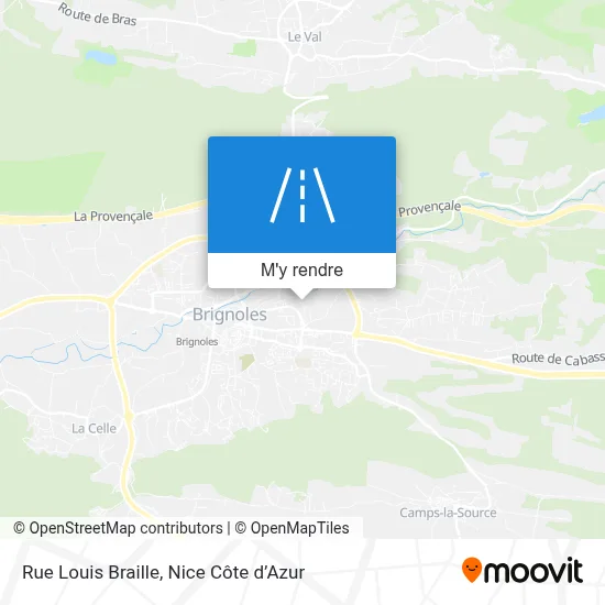 Rue Louis Braille plan