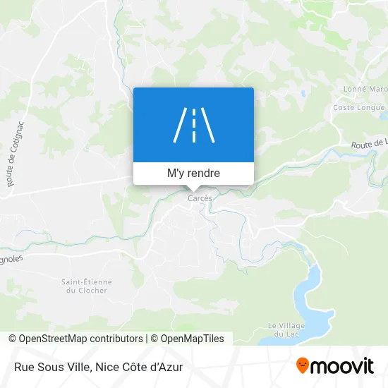 Rue Sous Ville plan