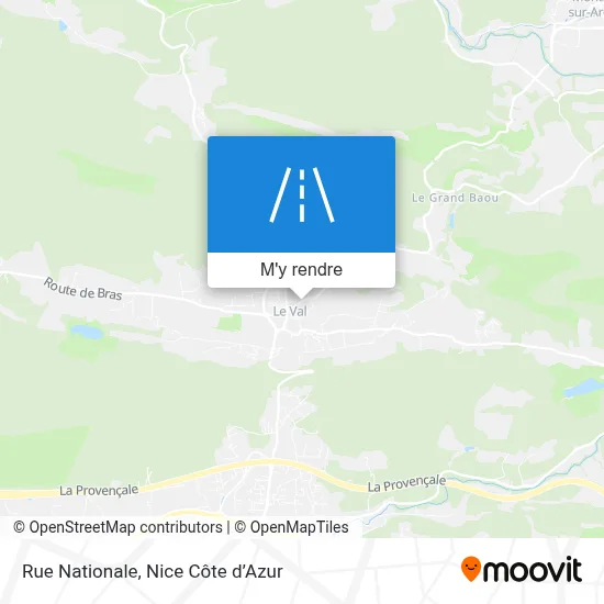 Rue Nationale plan