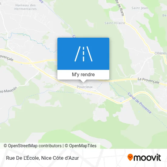 Rue De L'École plan