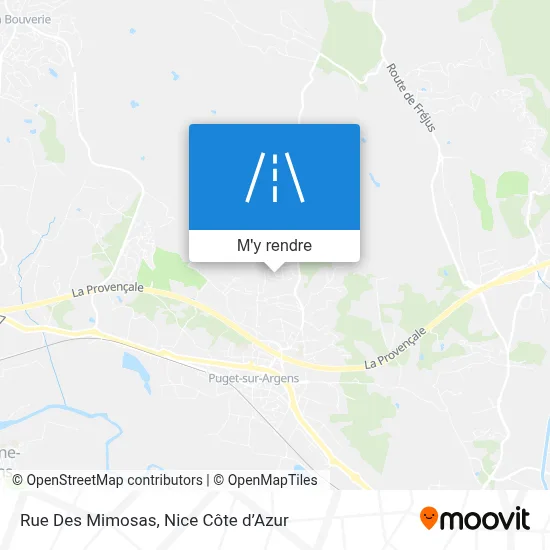 Rue Des Mimosas plan