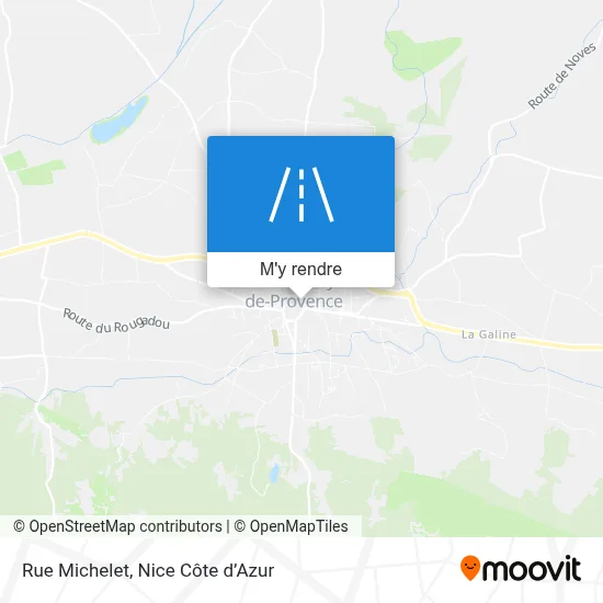 Rue Michelet plan