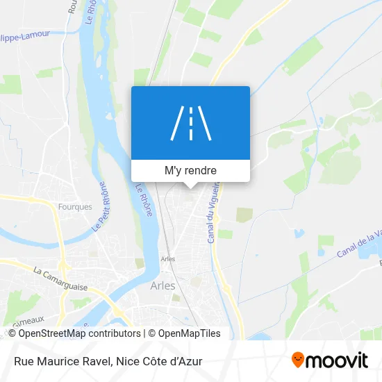 Rue Maurice Ravel plan