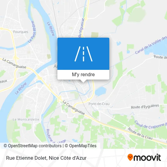 Rue Etienne Dolet plan