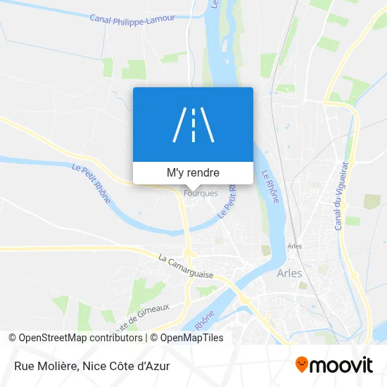 Rue Molière plan