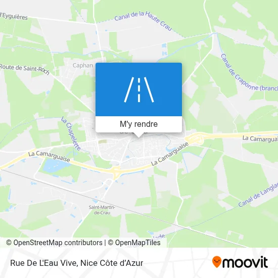 Rue De L'Eau Vive plan