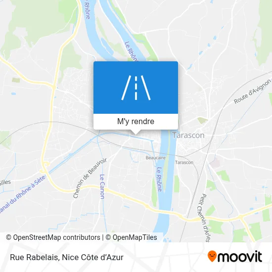 Rue Rabelais plan