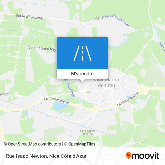 Rue Isaac Newton plan