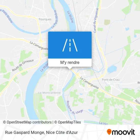 Rue Gaspard Monge plan