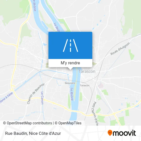 Rue Baudin plan