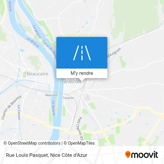 Rue Louis Pasquet plan
